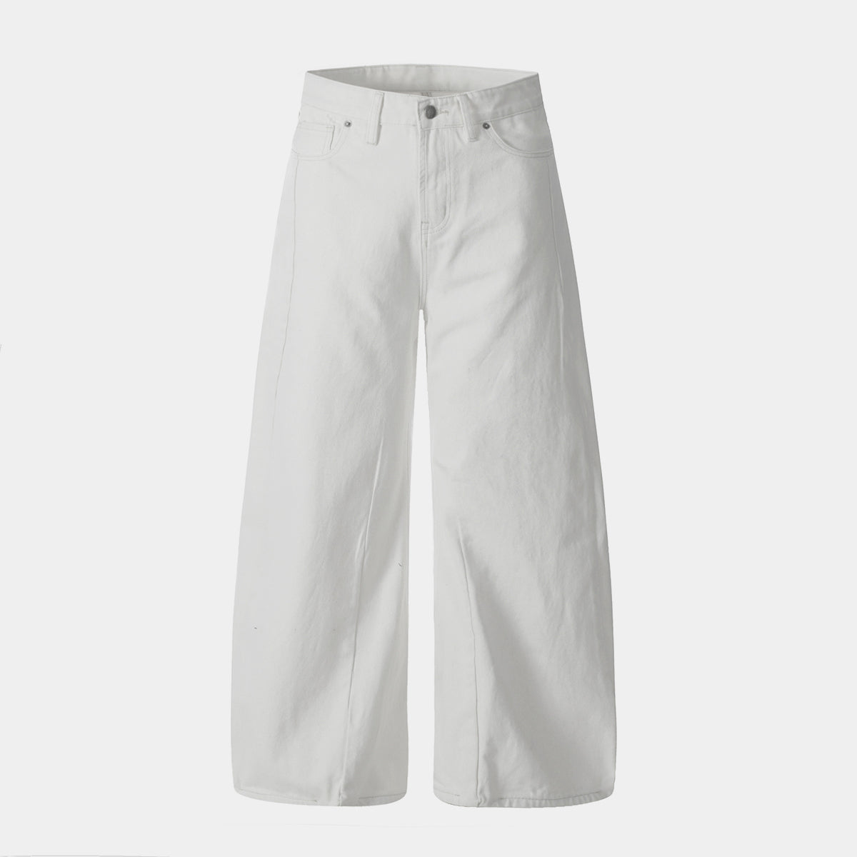 Clean Fit | White Baggy Pants