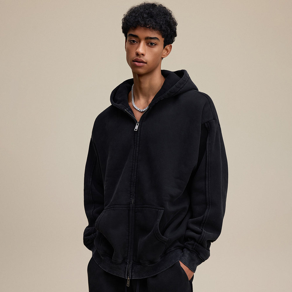 Vintage | Classic Zip Up Hoodie - Santo