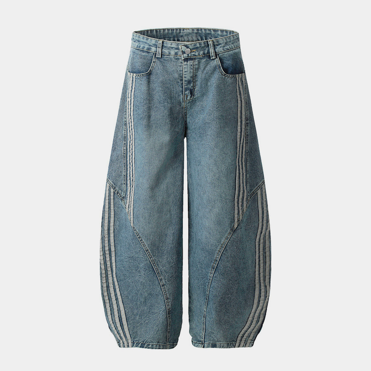 Men's Oversized Wide-Legged Jeans