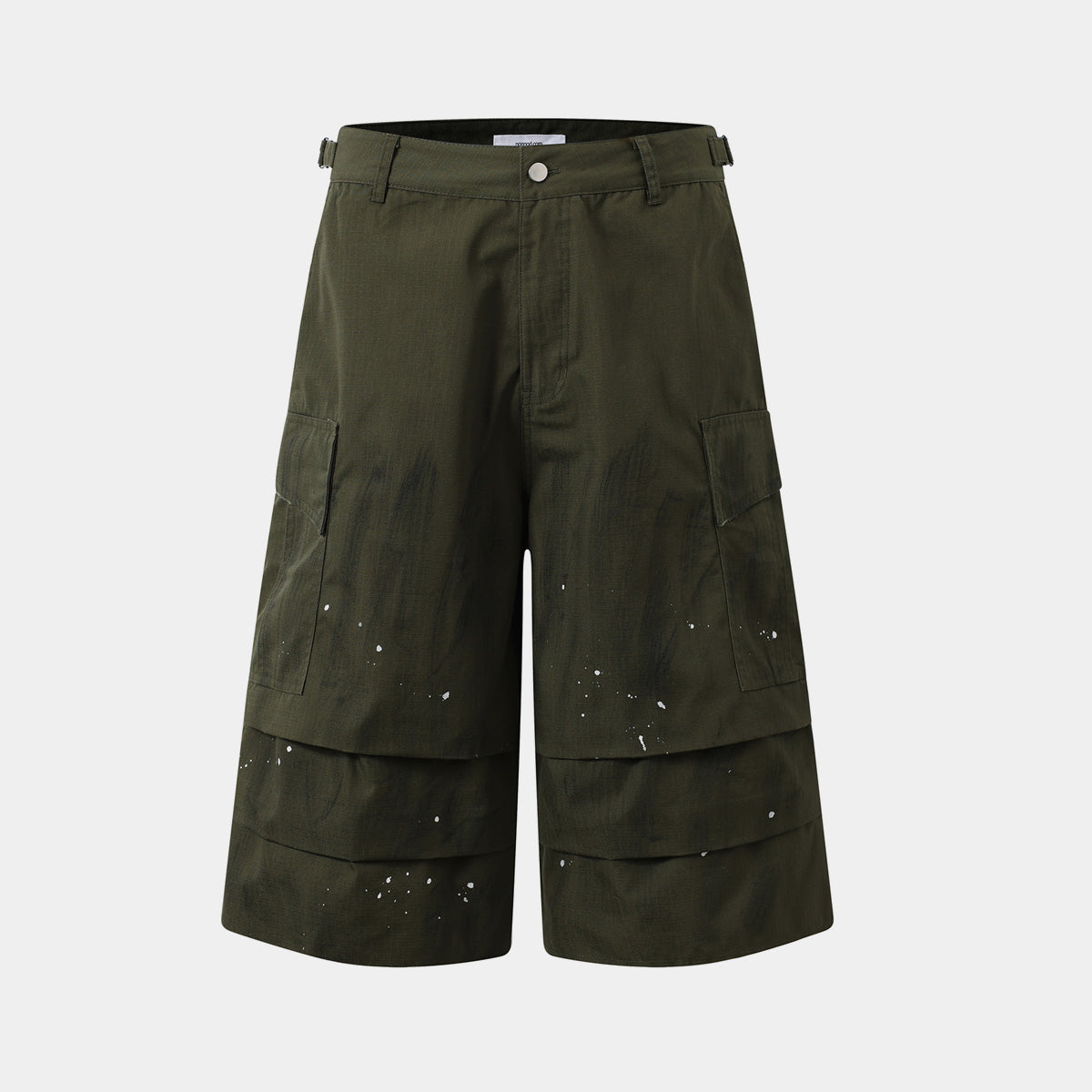 Tasche | Hip Hop Zip-up Pantaloncini lunghi con coulisse