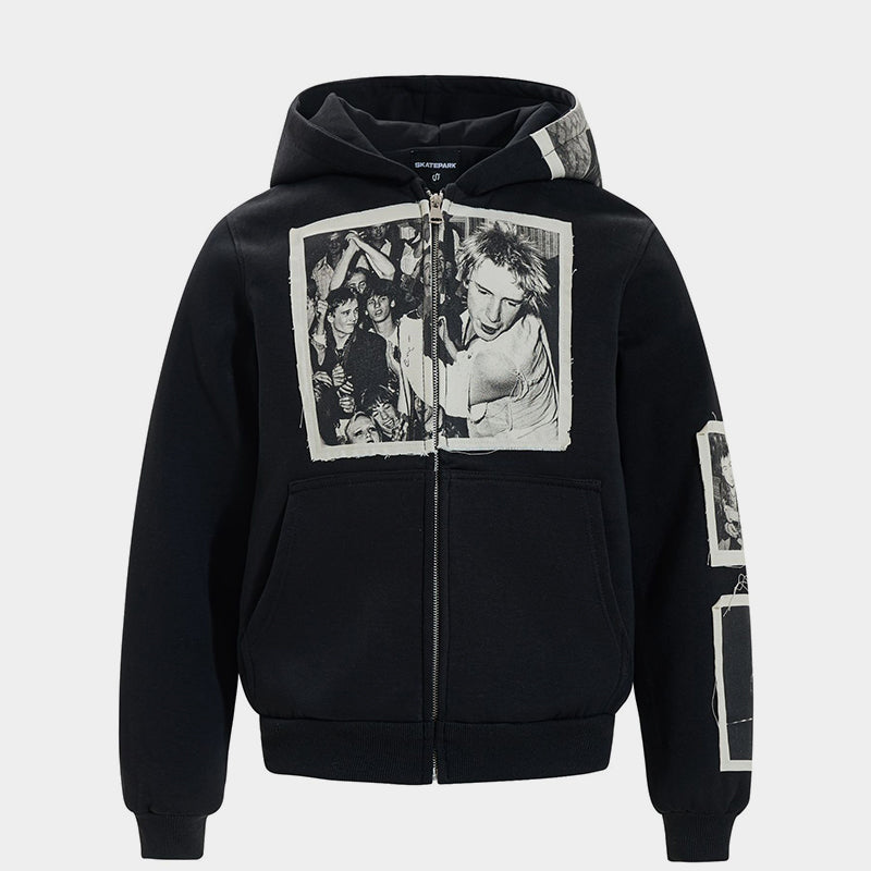 Vintage Streetwear | Thick Pullover Hoodie - Santo
