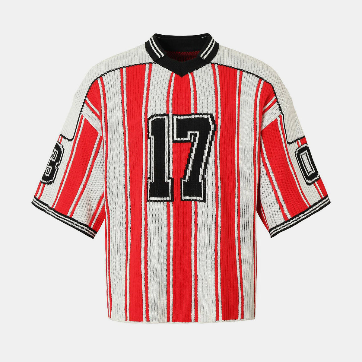 Varsity Stripe Knit | Jersey Tee - Santo