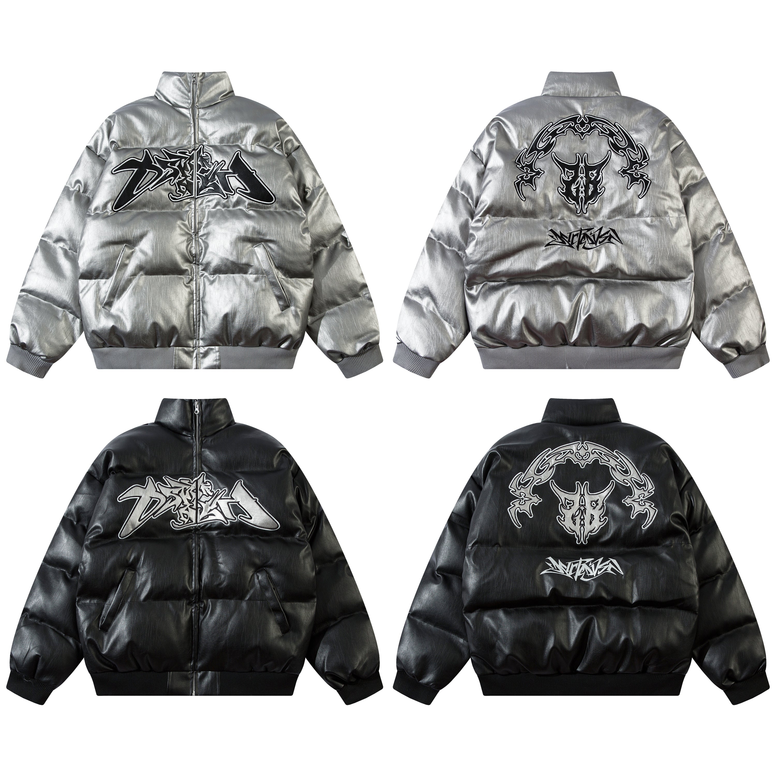 Alpha Force | Shiny Metallic Puffer - Santo