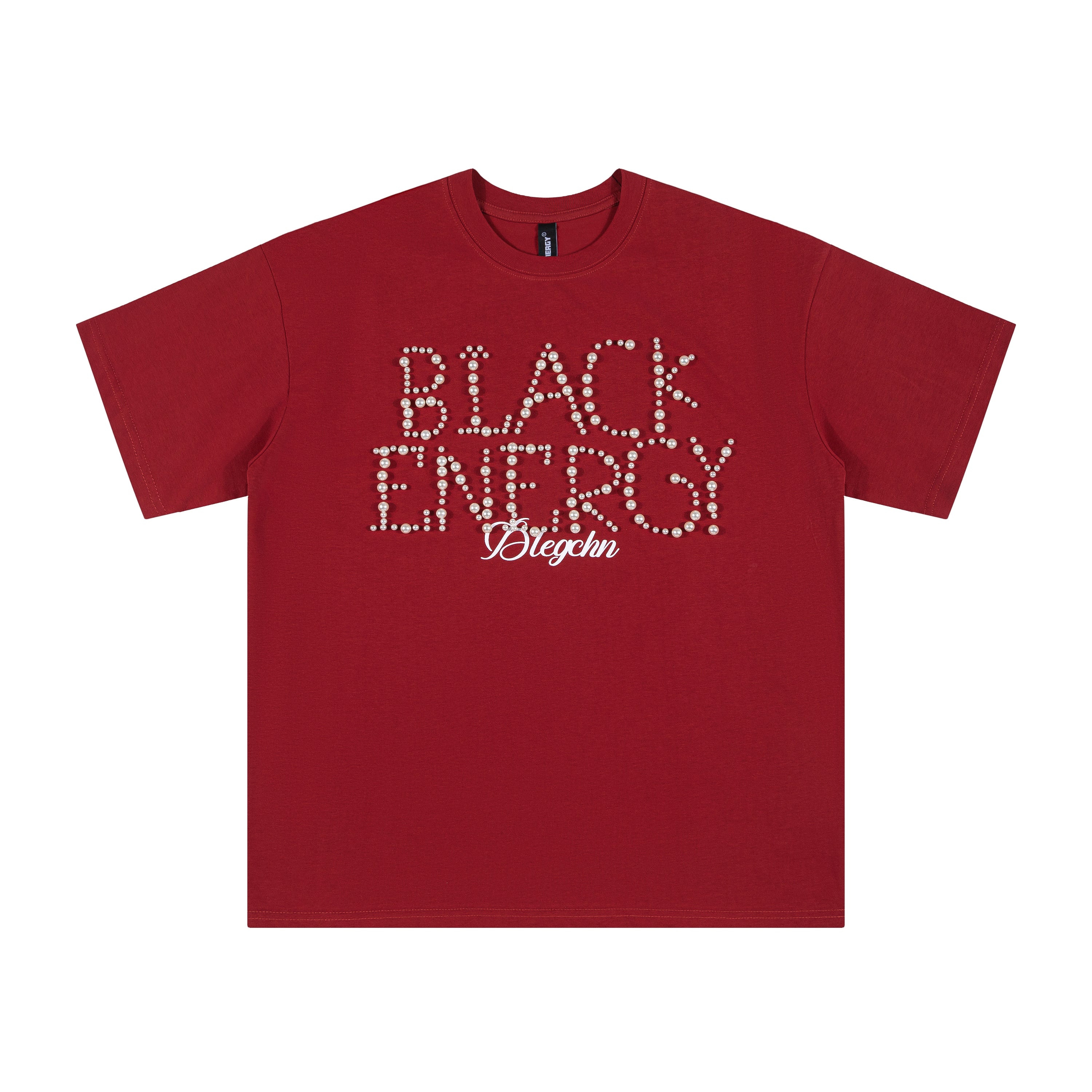 Men's Pearl Studded Cotton T-Shirt