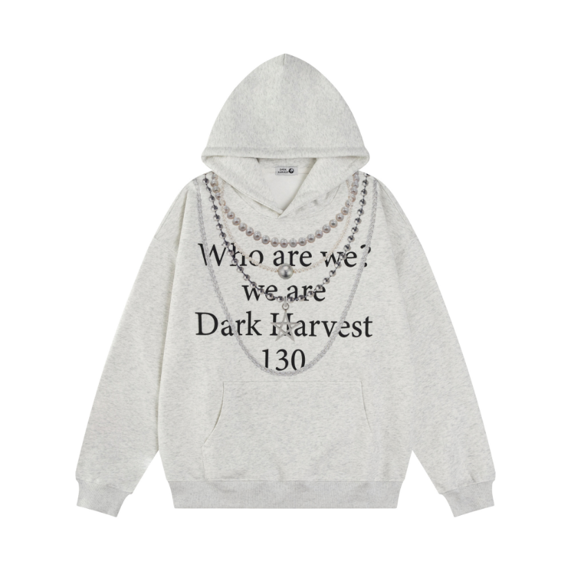 Chains Print | Graphic Hoodie - Santo