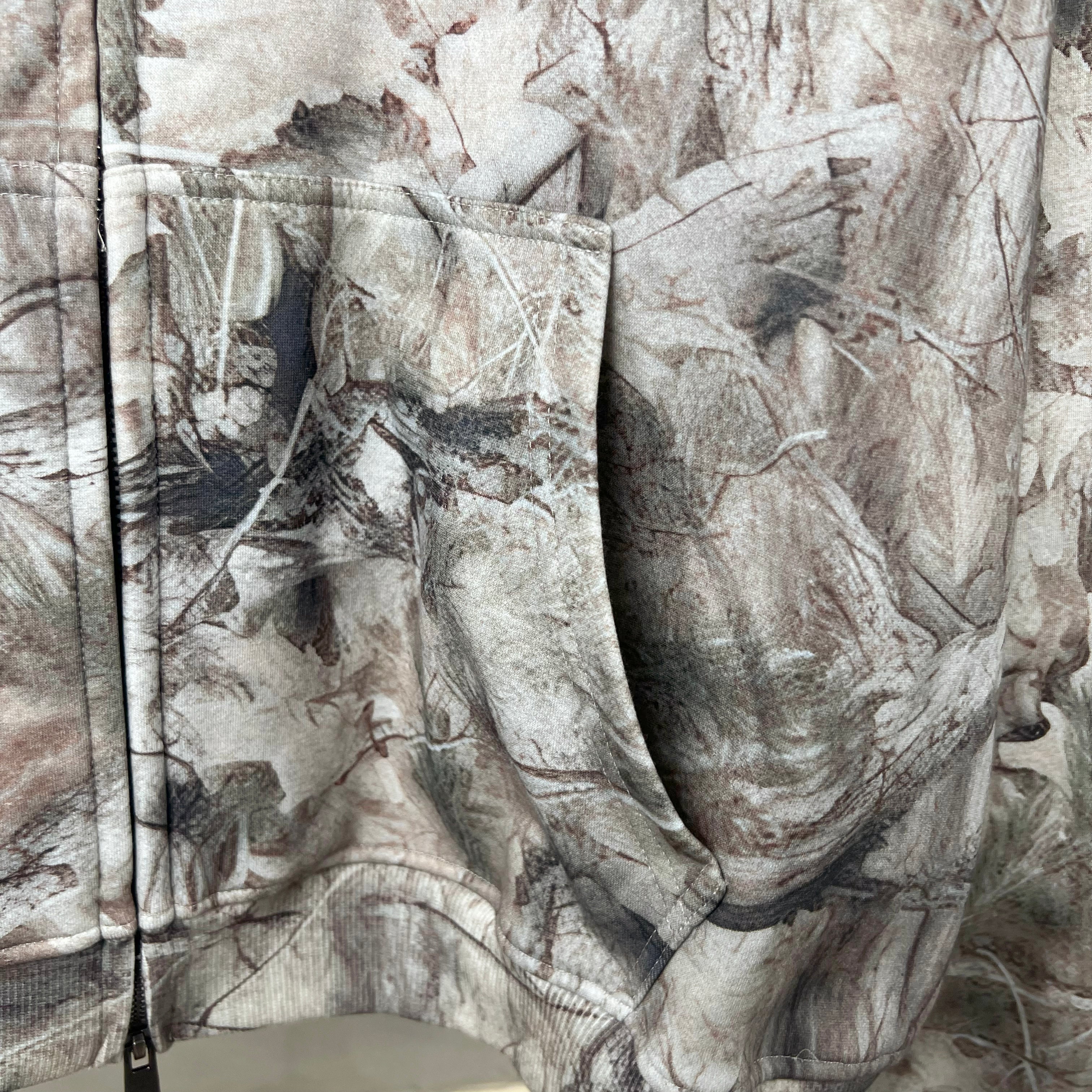 Forest Camo | Oversized Zip-Up Hoodie