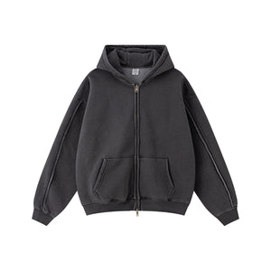 Vintage | Classic Zip Up Hoodie - Santo