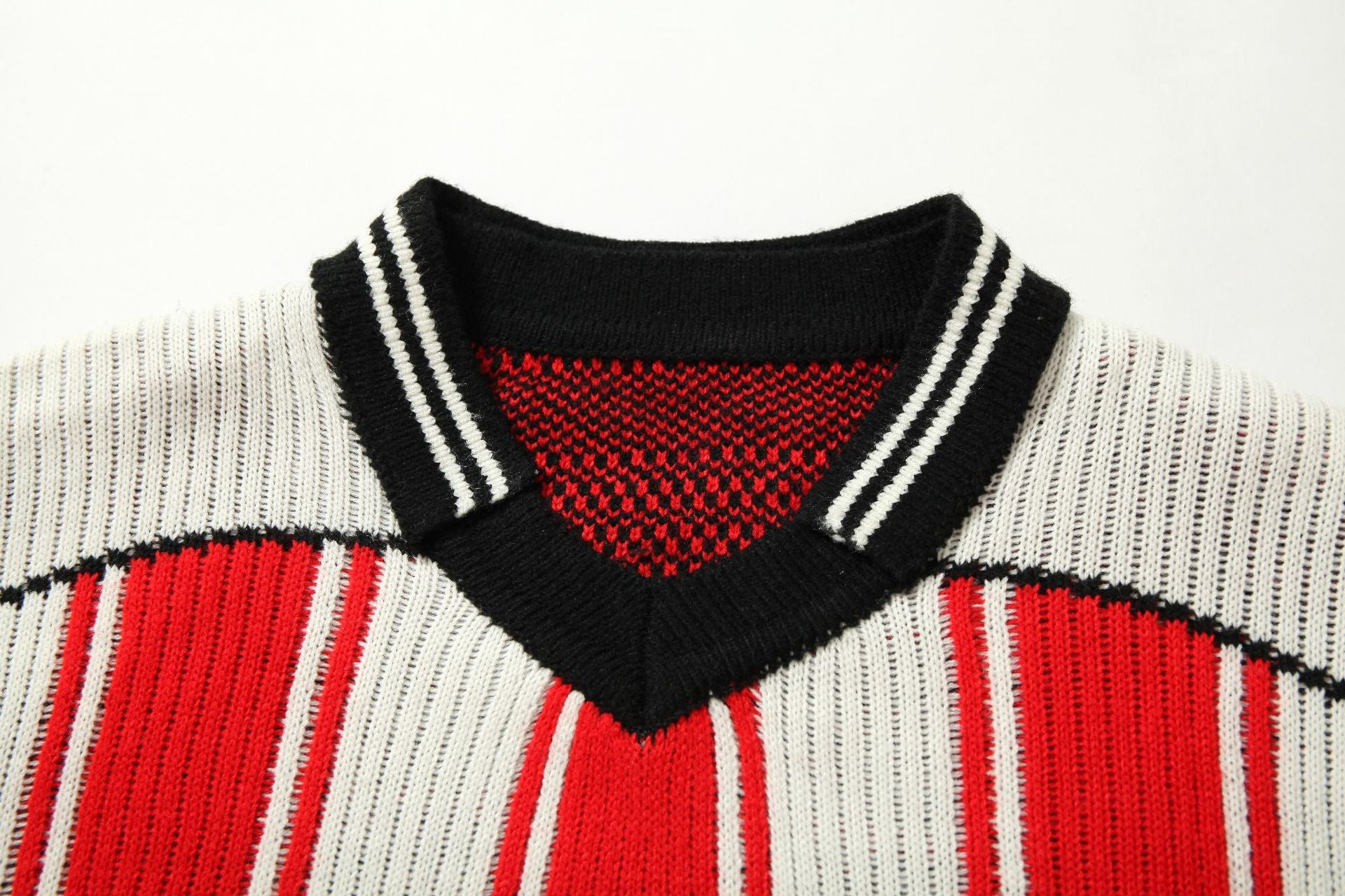 Varsity Stripe Knit | Jersey Tee - Santo