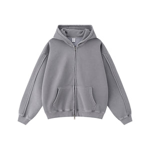 Vintage | Classic Zip Up Hoodie - Santo