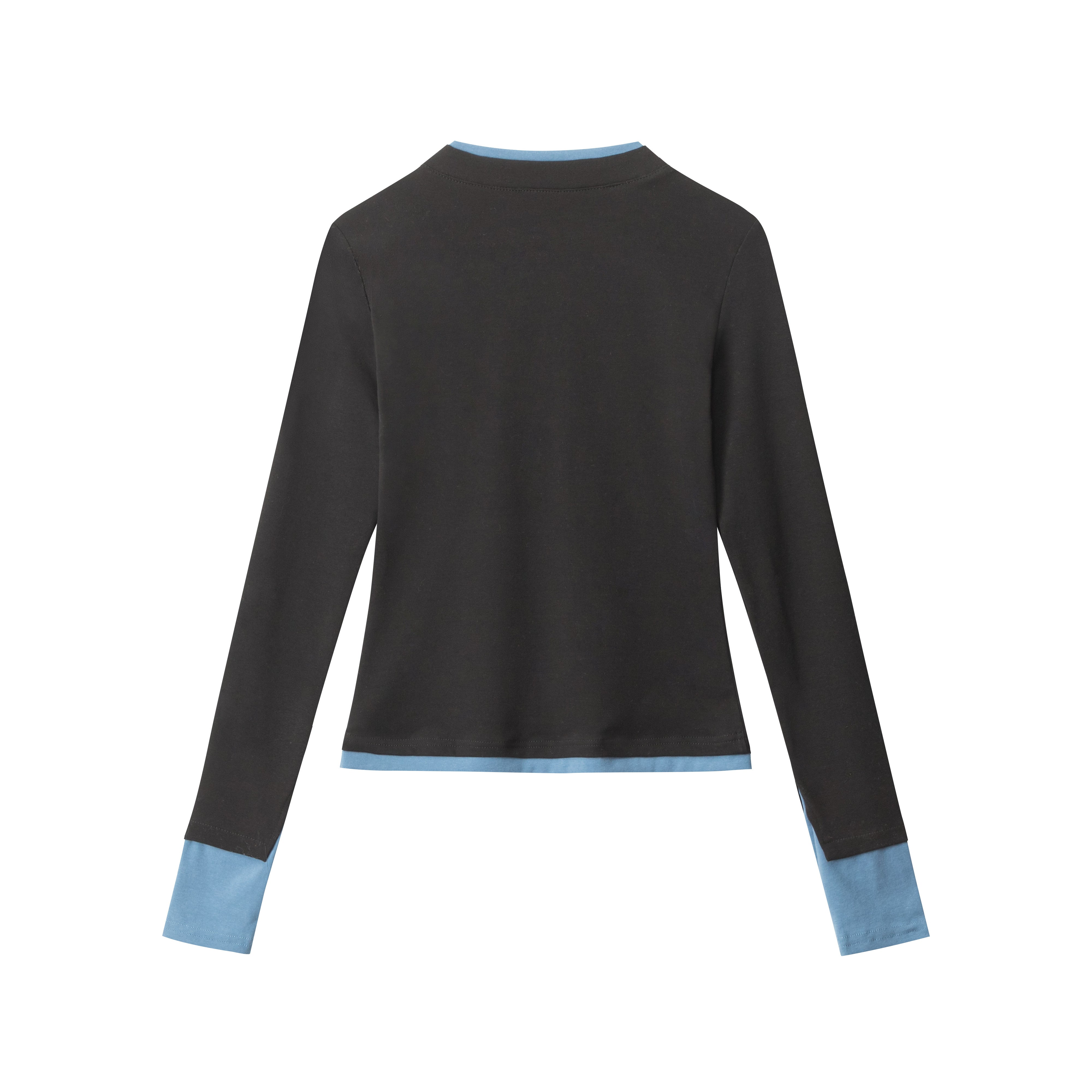 CONTRAST EDGE | Color-Trim Henley Duo