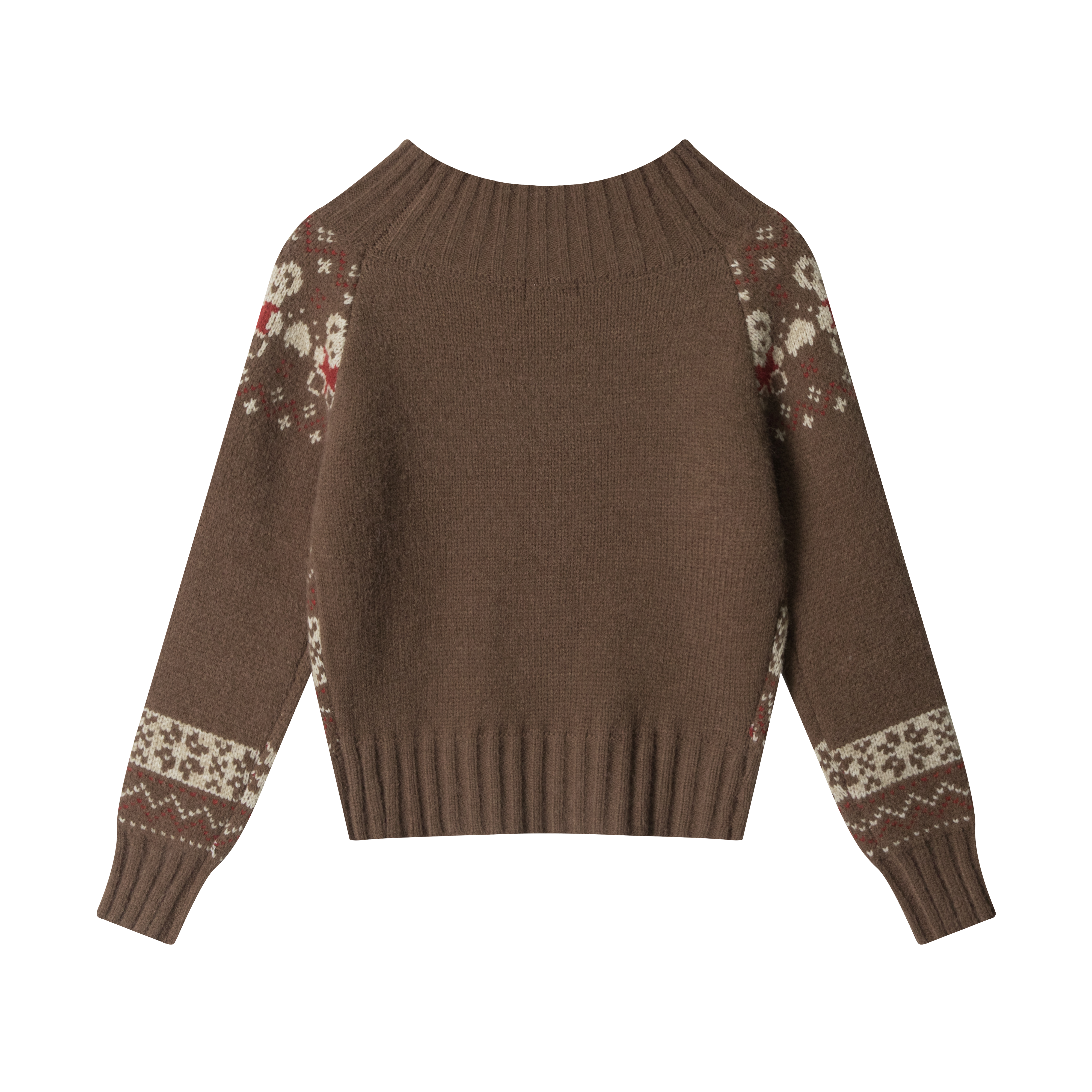 Kitten Knit | Fair Isle Cropped Sweater