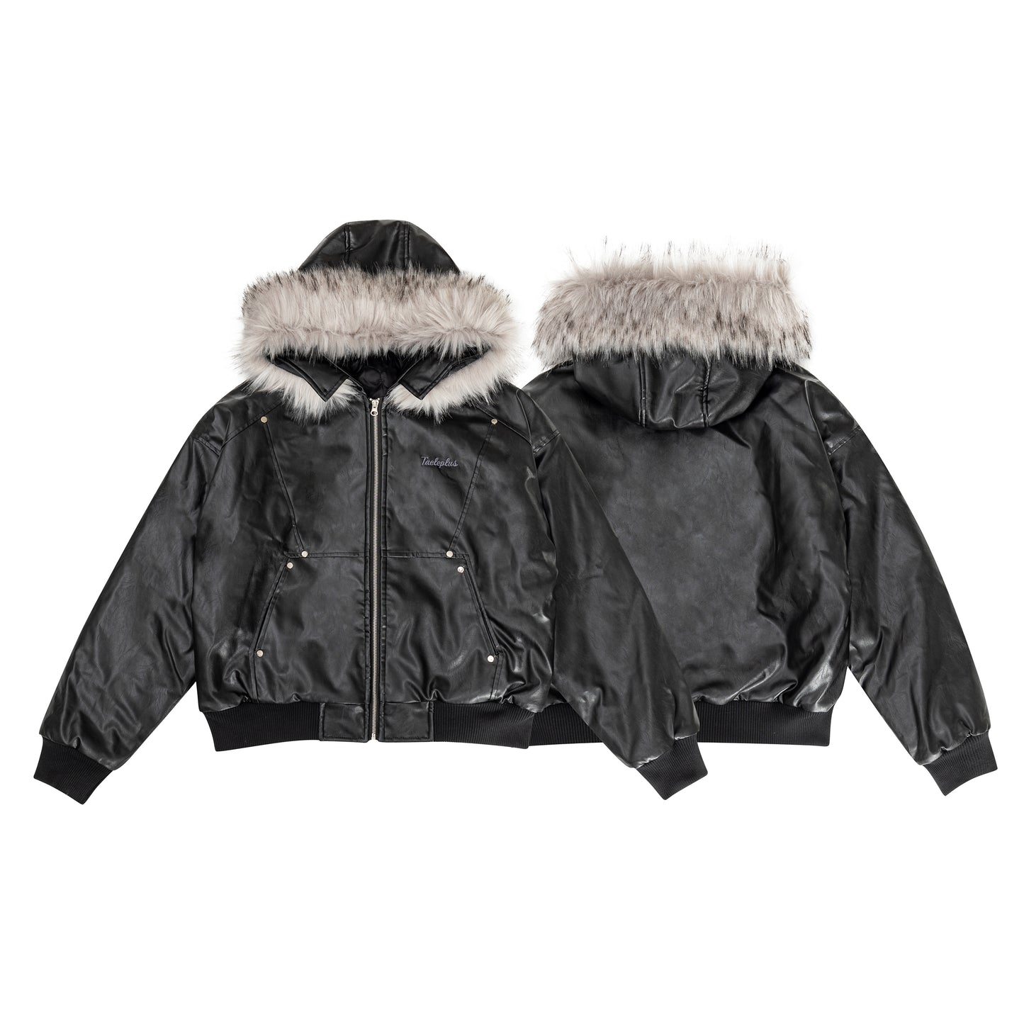 Moto Style | Faux Fur PU Jacket - Santo