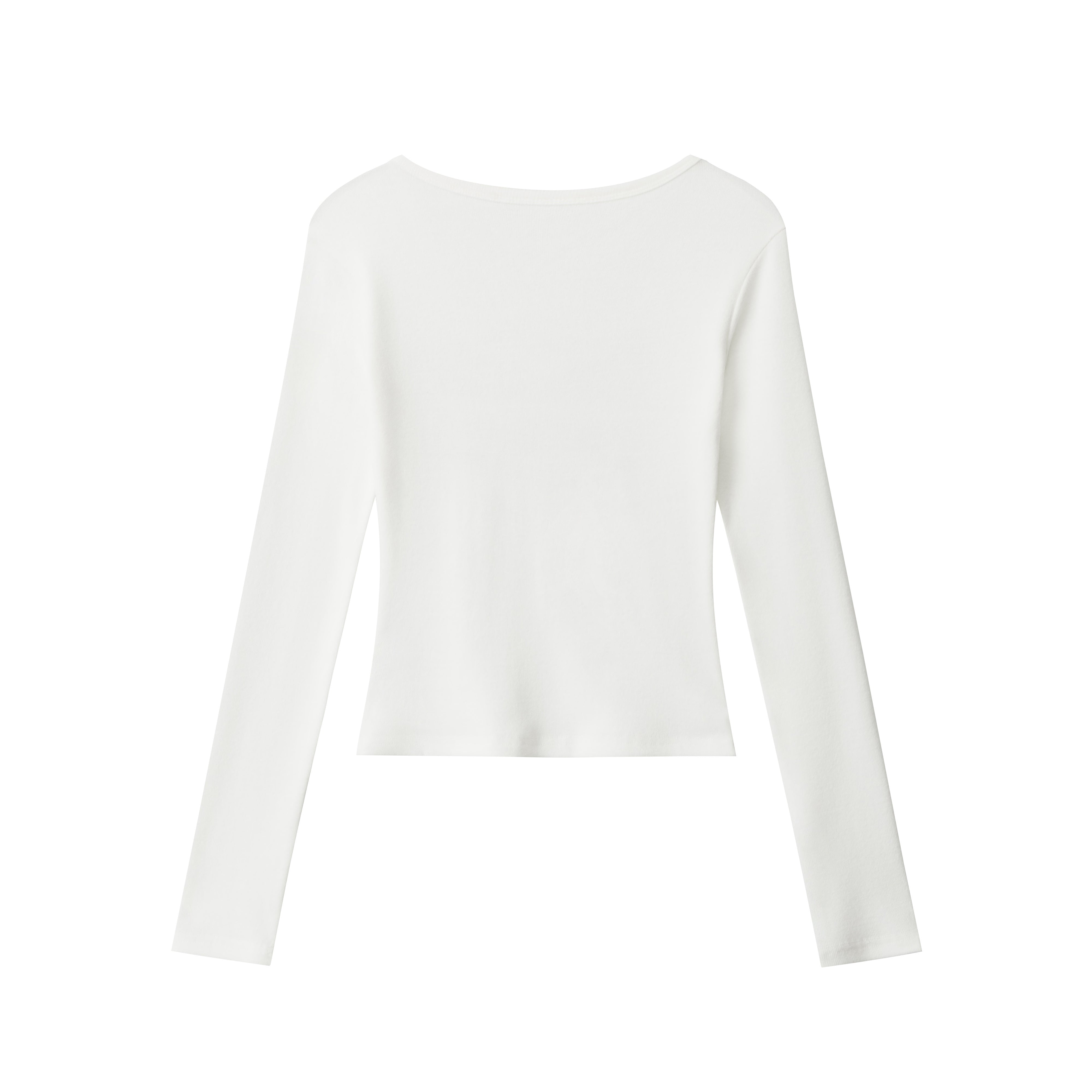 STUDDED SCRIPT | Graphic Scoop-Neck Set