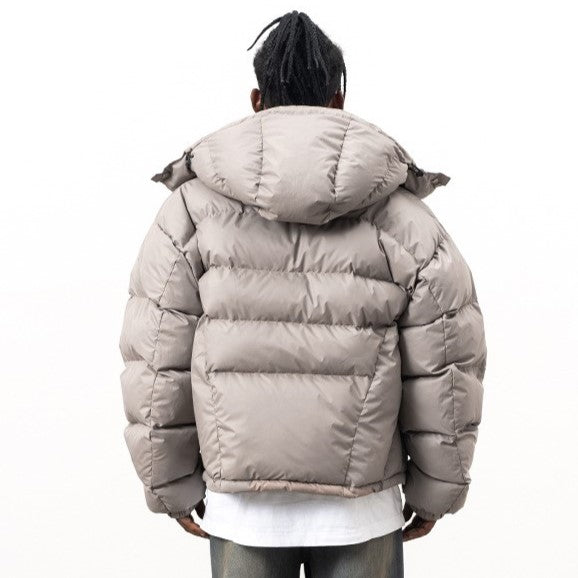 Padded Hooded Zip | Puffer Jacket - Santo