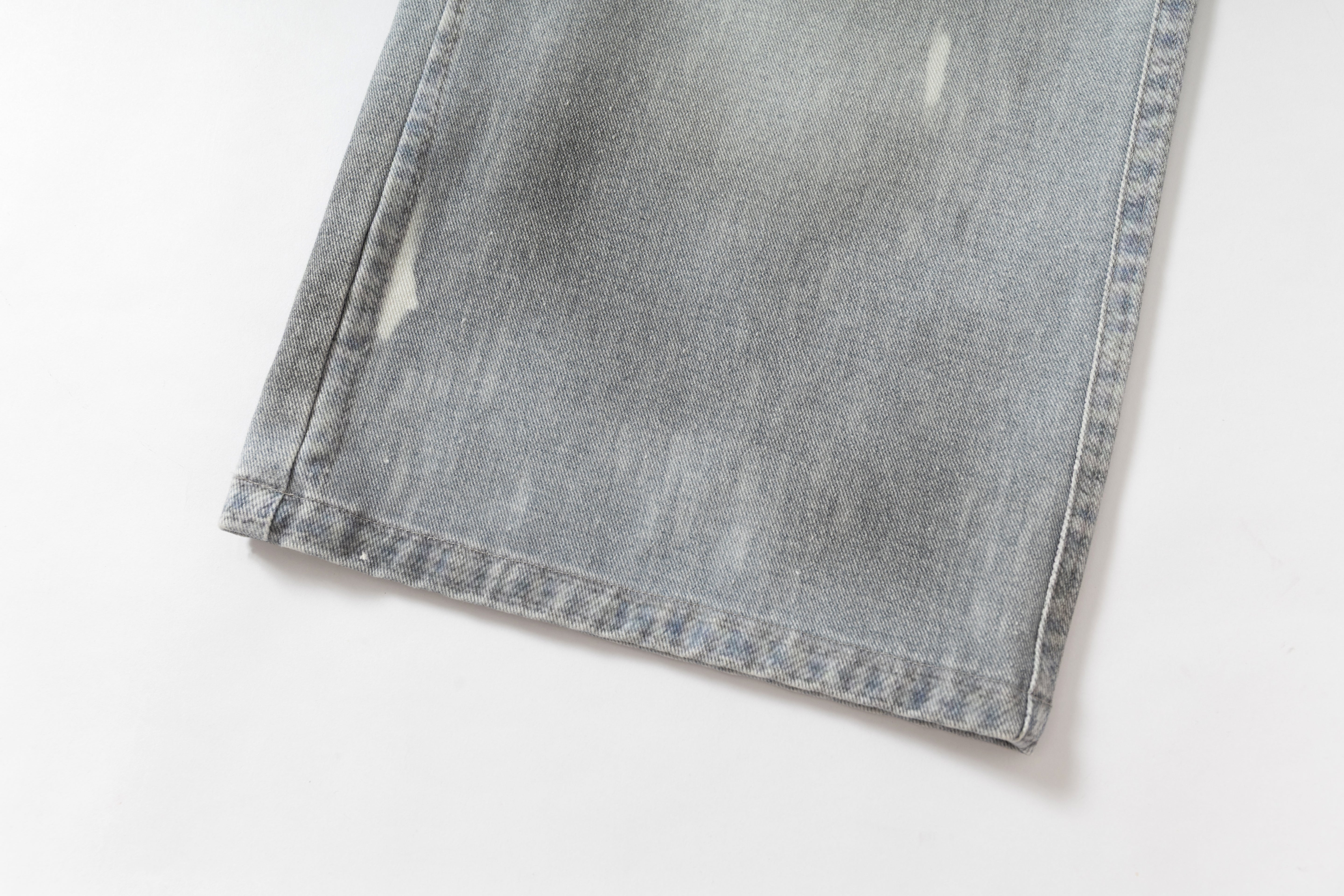 Plaid Waist Doll Print | Distressed Jeans - Santo