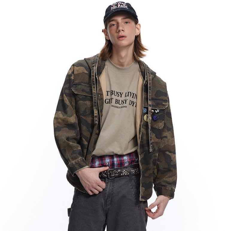 Camouflage | Hooded Jacket - Santo