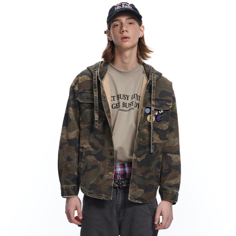Camouflage | Hooded Jacket - Santo
