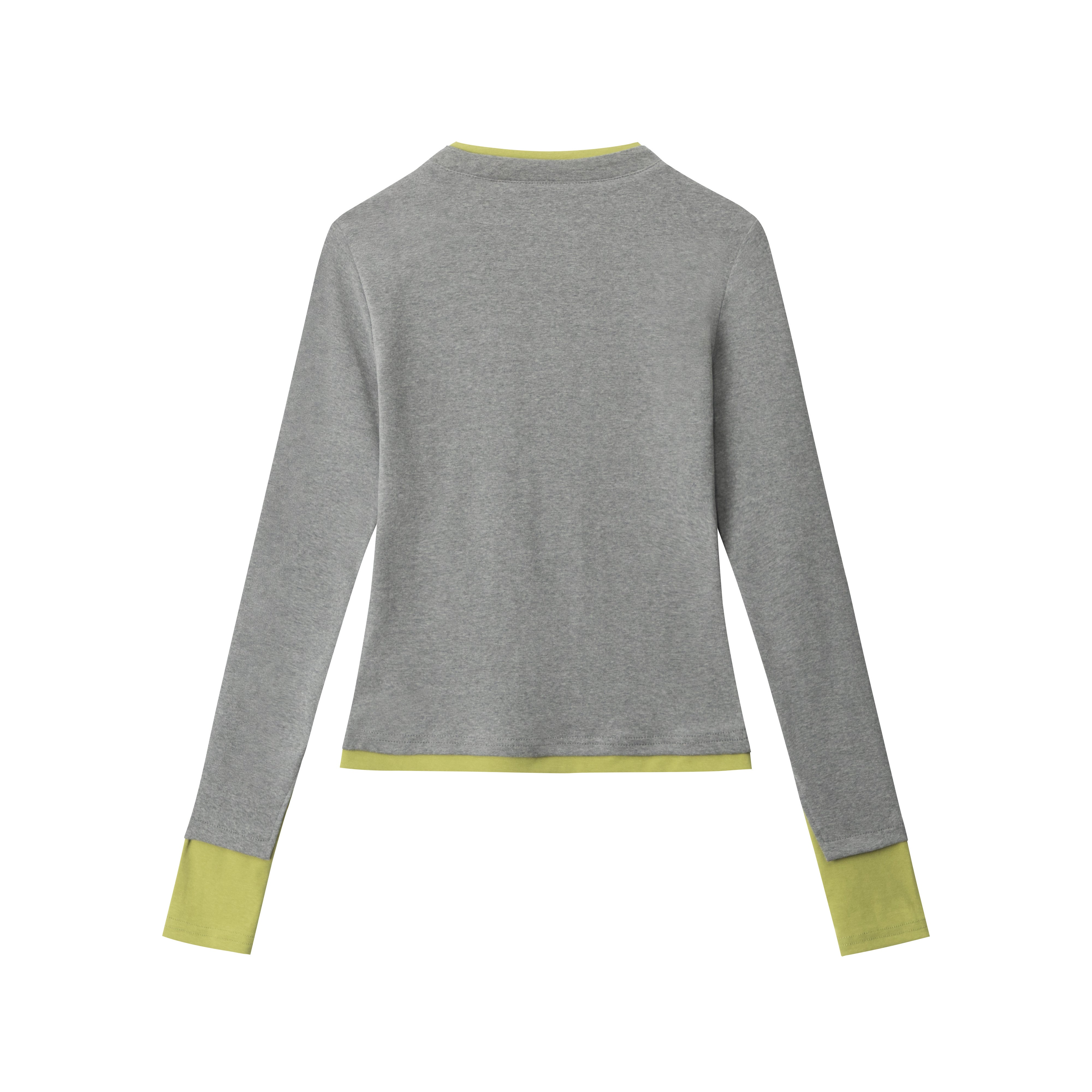 CONTRAST EDGE | Color-Trim Henley Duo