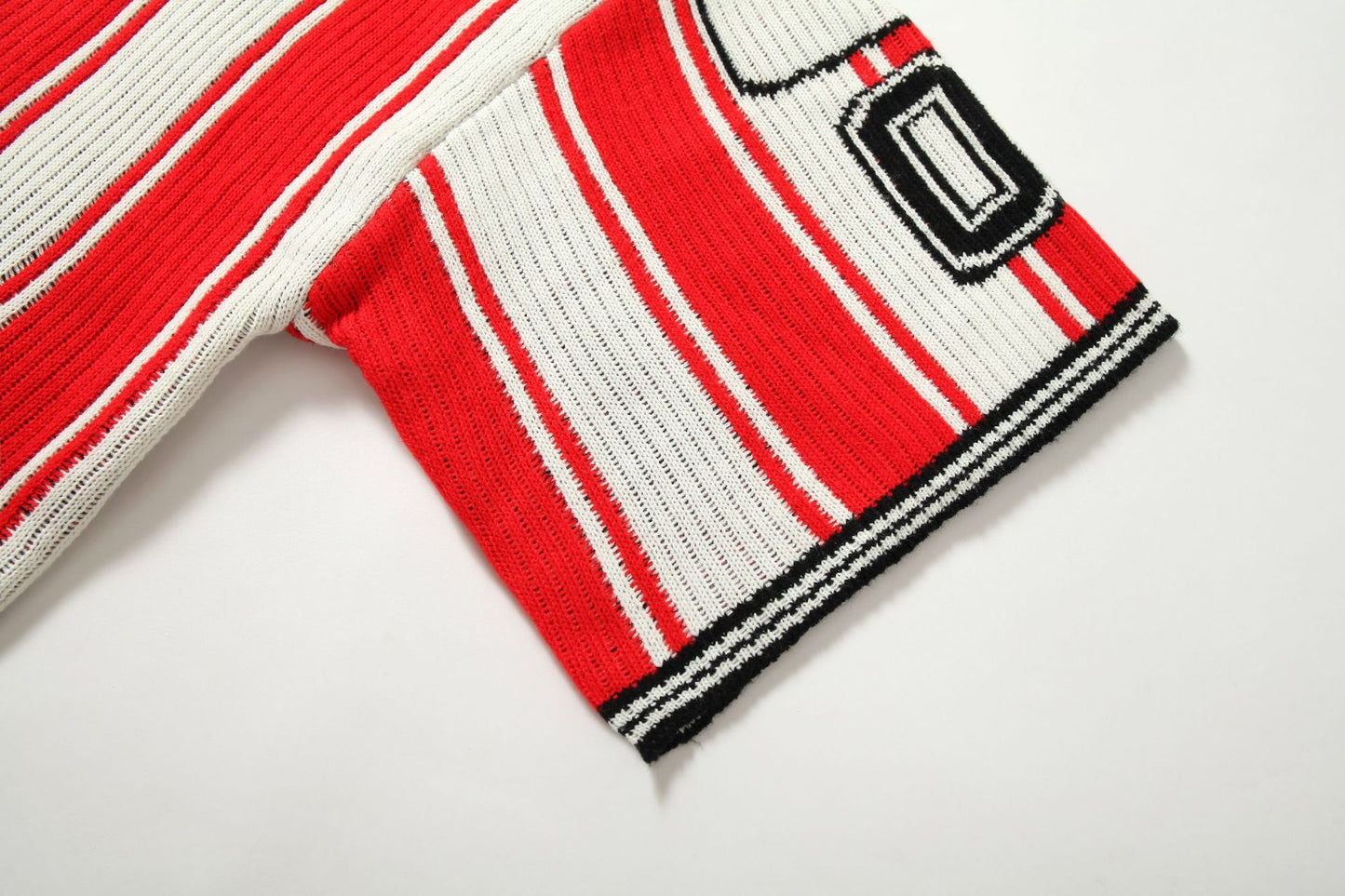 Varsity Stripe Knit | Jersey Tee - Santo