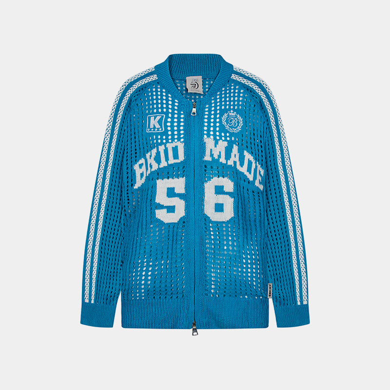 Sportswear | Retro Mesh Knit Jacket - Santo