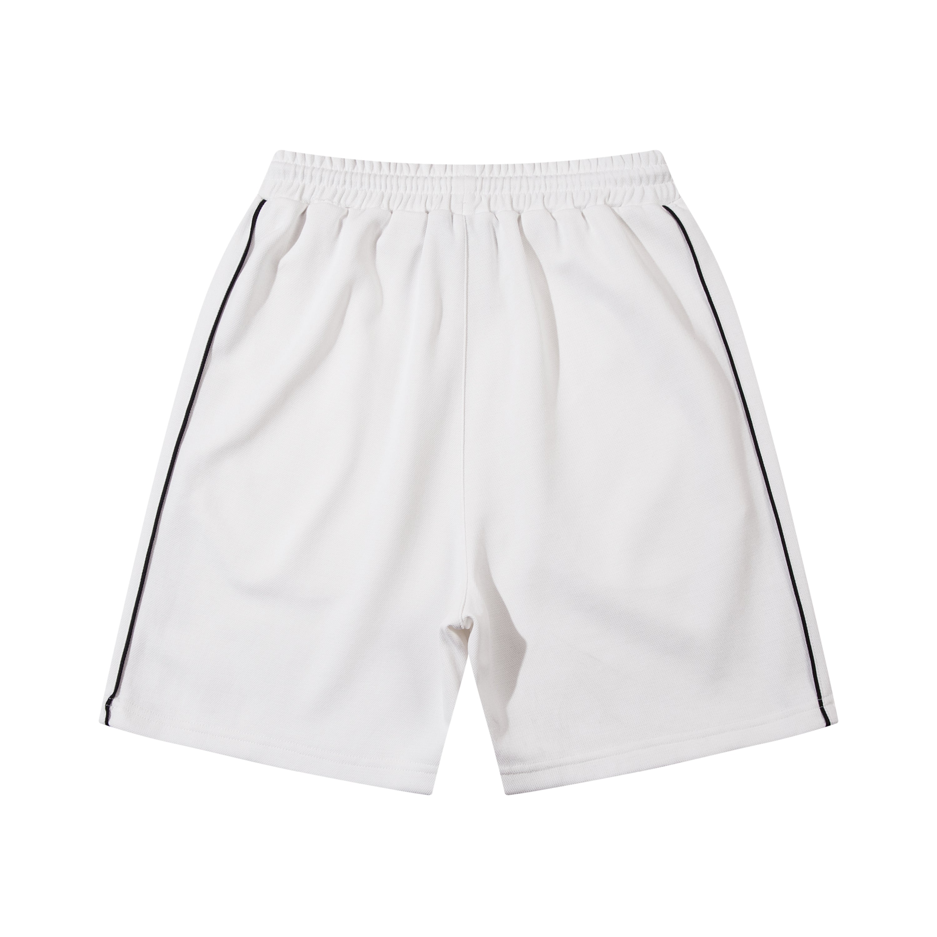 Sportive Chic | White Panel Shorts