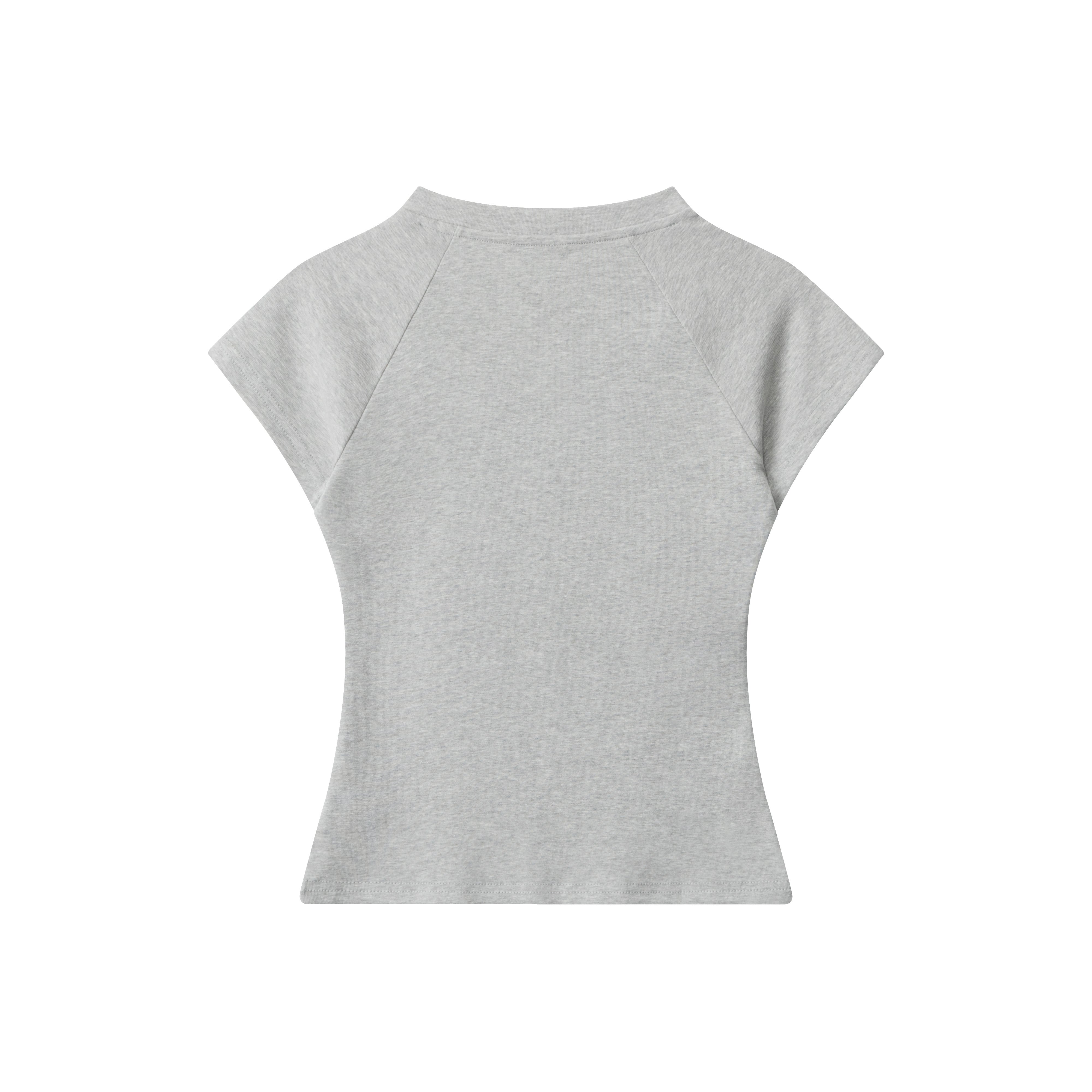 Faded Hug | V-Neck Soft Focus Tee