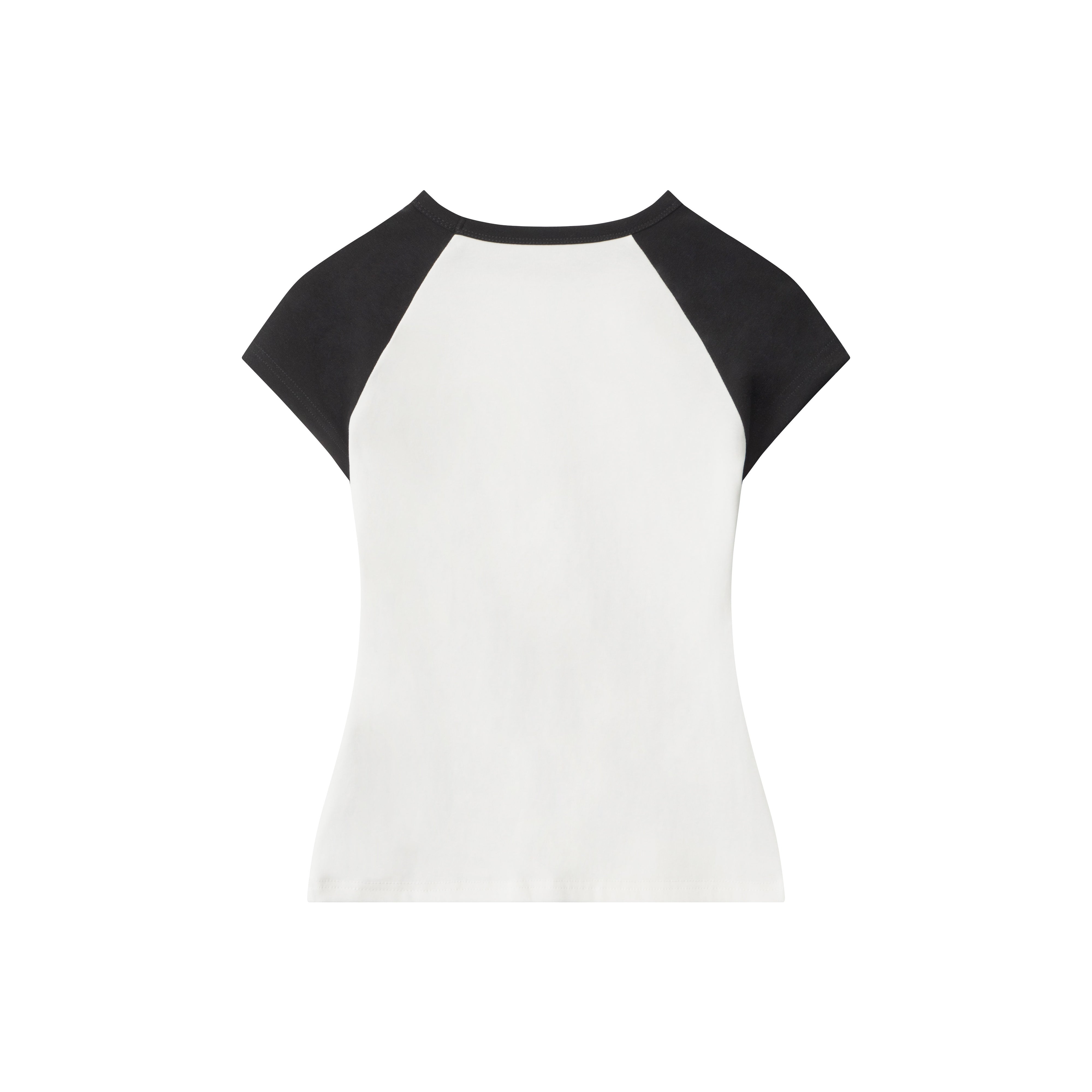 Grunge Cross | Fitted Graphic Raglan Tee