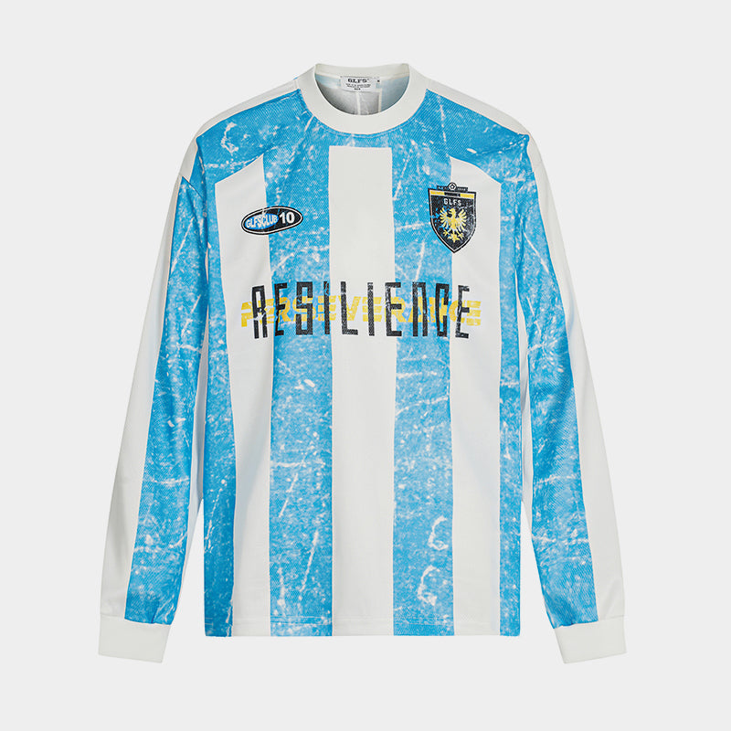 Retro Stripe Print | Athletic Sweatshirt - Santo