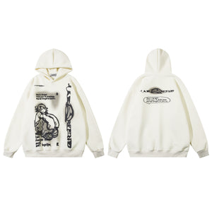 Anime Print | Oversized Hoodie - Santo