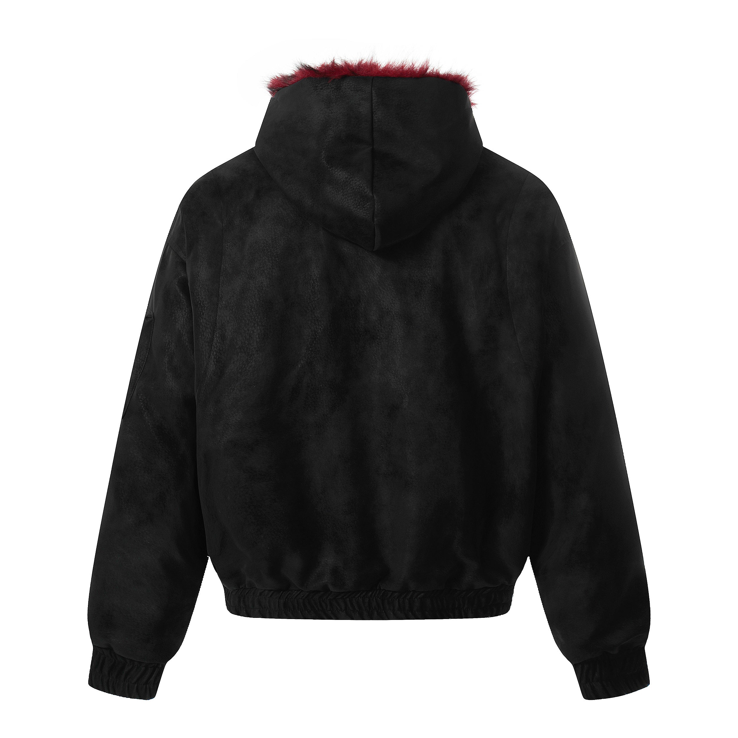 Dark Contrast | Hooded Winter Jacket