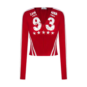 Star Runner | Athletic Number Long Sleeve Tee