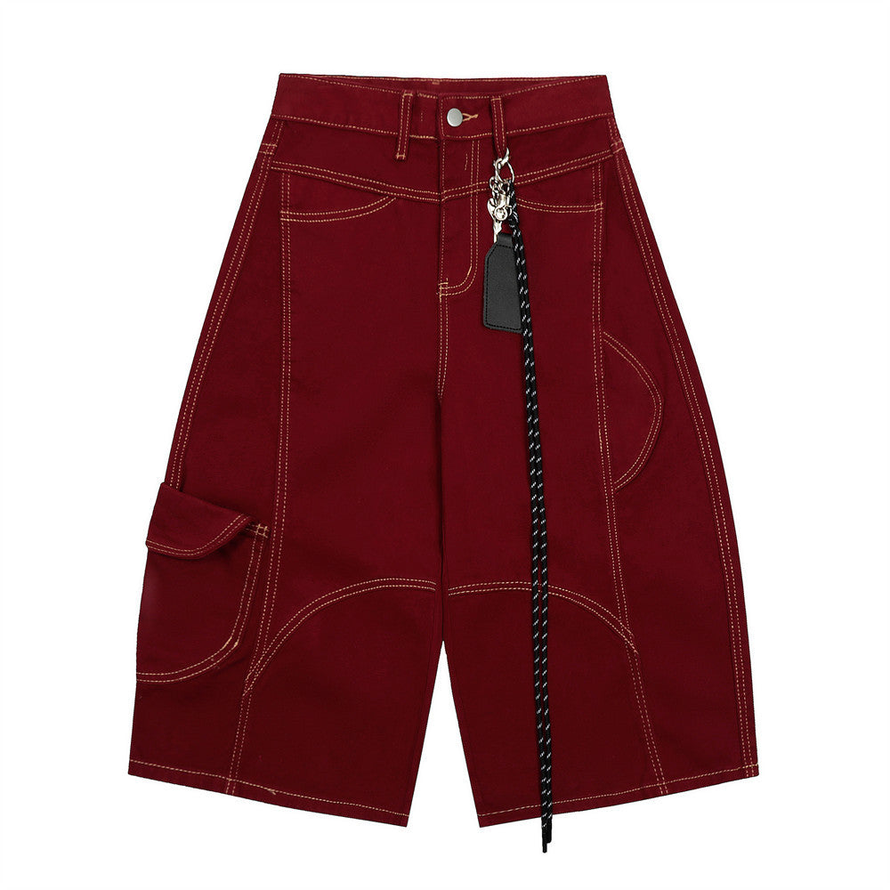 Men's Oversized Denim Shorts