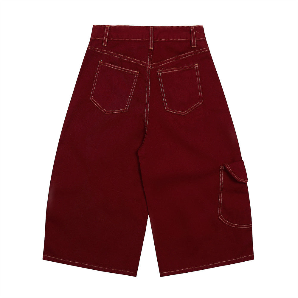 Men's Oversized Denim Shorts
