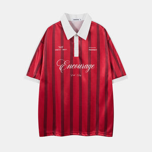Retro Striped | Oversized Jersey - Santo