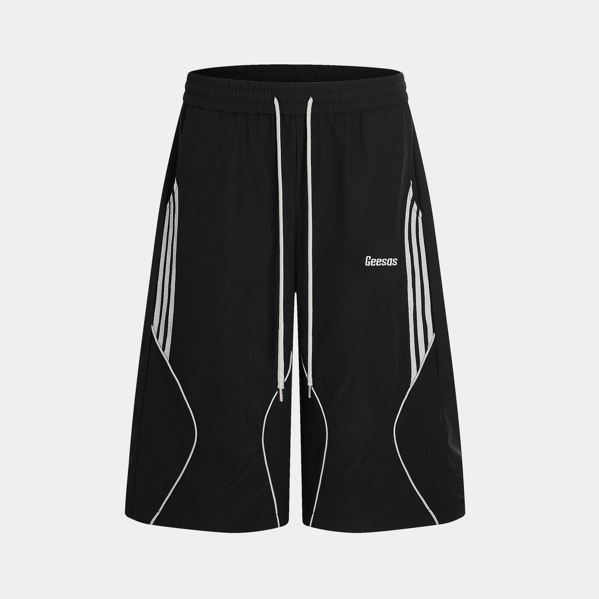 Stripe Panel | Sport Shorts - Santo