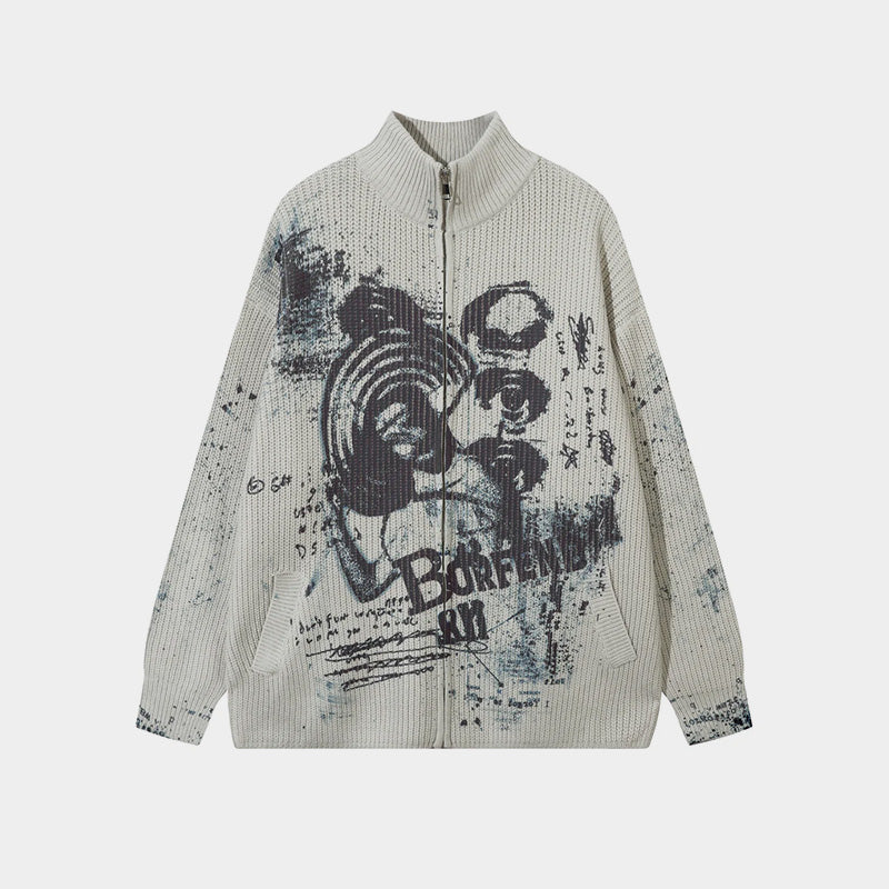 Unique Design | Statement Knit Jacket