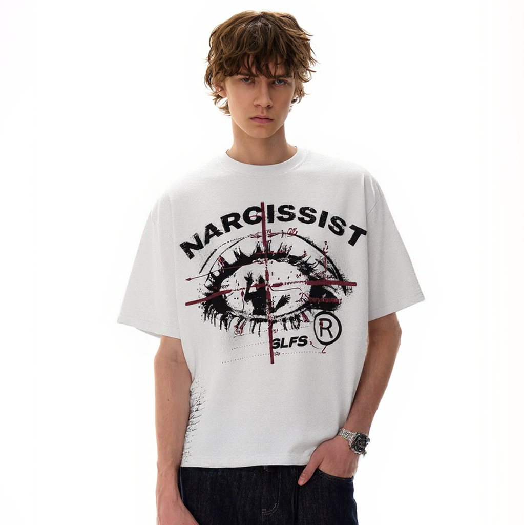 Narcissist | Graphic Print Tee - Santo