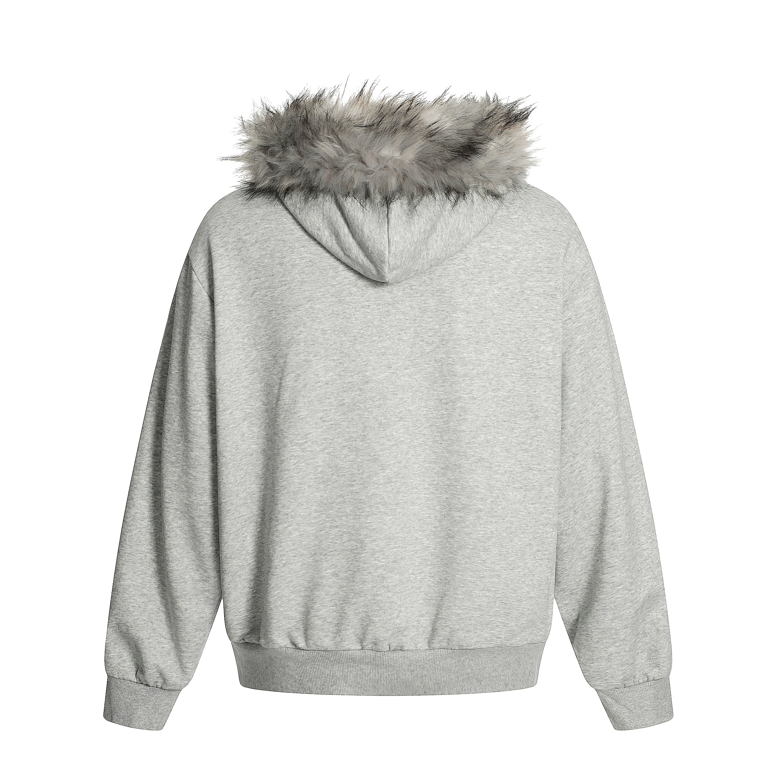 Gothic Fur Collar | Zip Up Hoodie