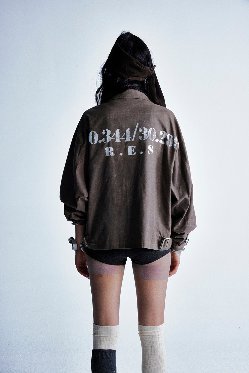 Vintage Minimal Workwear | Zip-Up Jacket