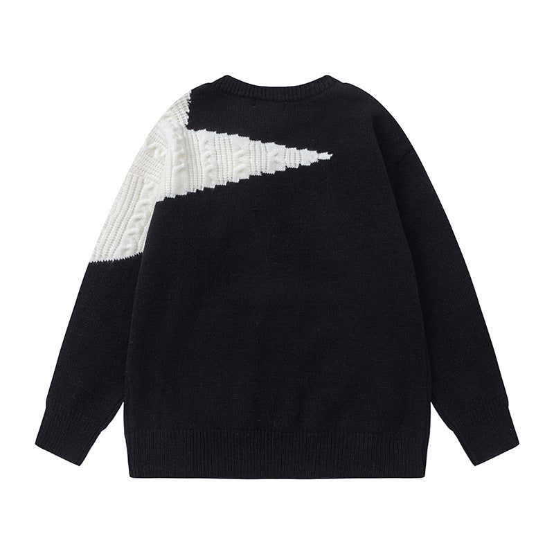Street Starburst | High Street Patchwork Oversized Jumper - Santo