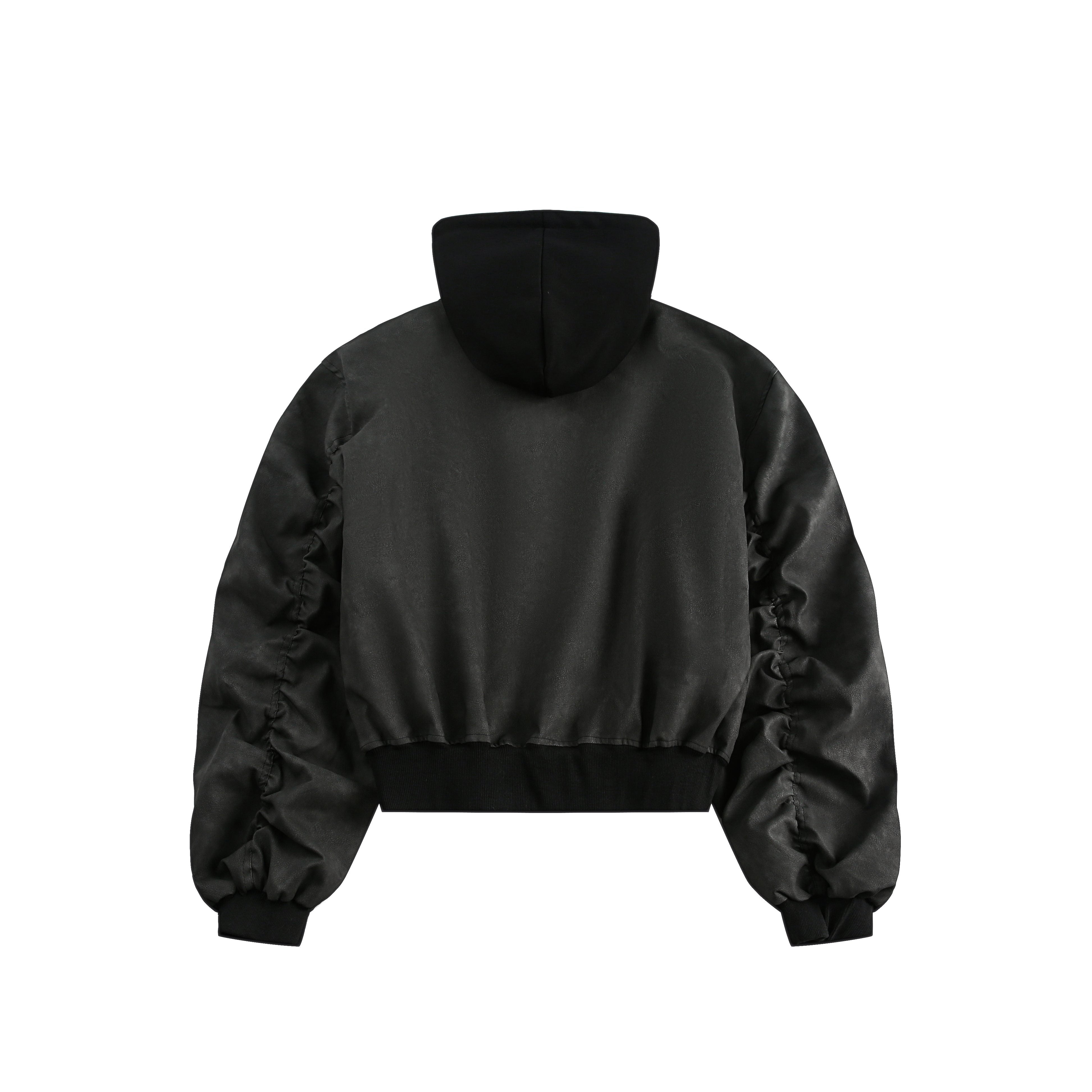 Techwear Style | Layered Hooded Bomber Jacket - Santo