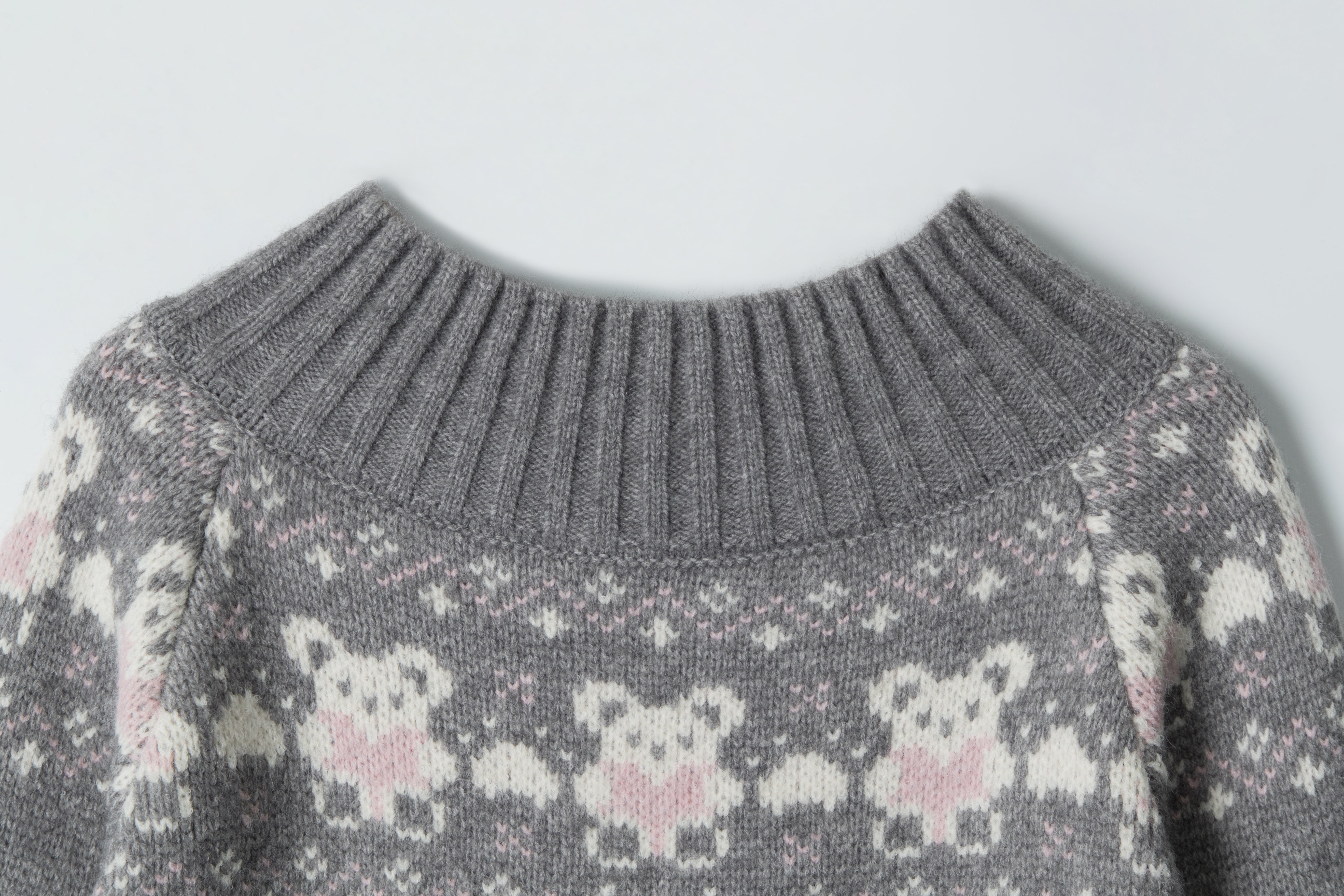 Kitten Knit | Fair Isle Cropped Sweater
