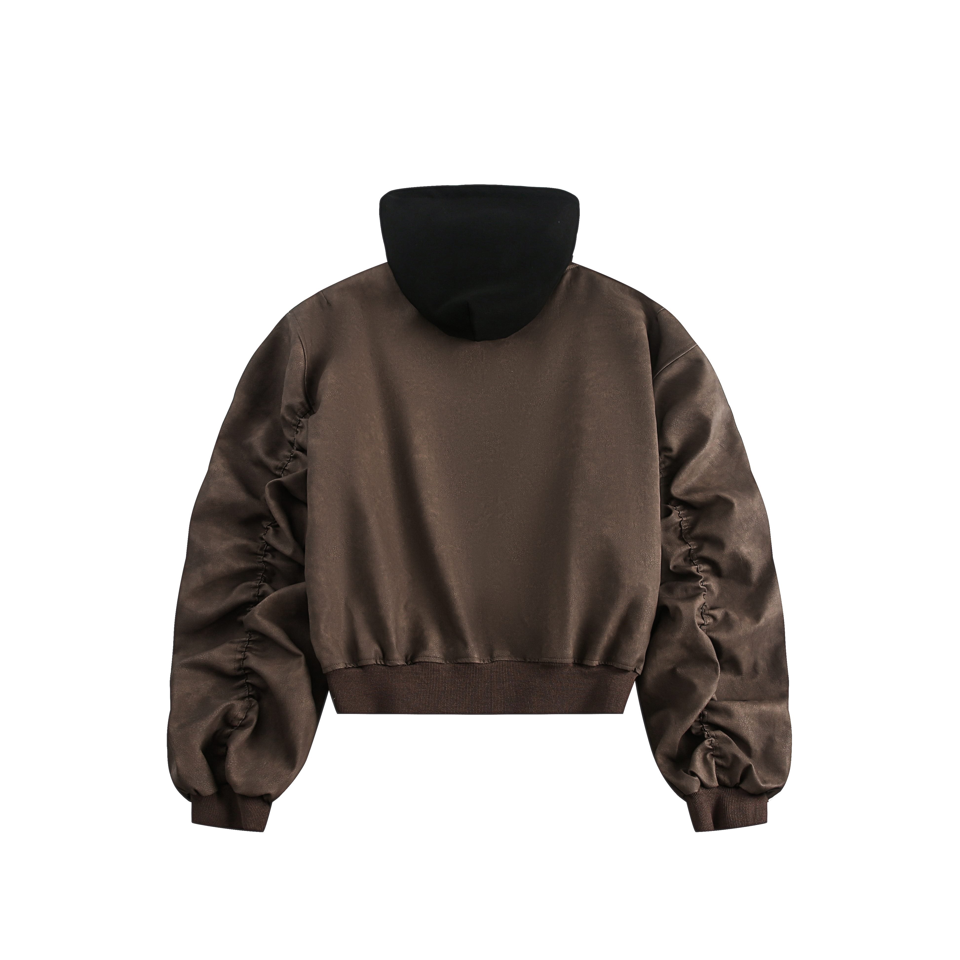 Techwear Style | Layered Hooded Bomber Jacket - Santo