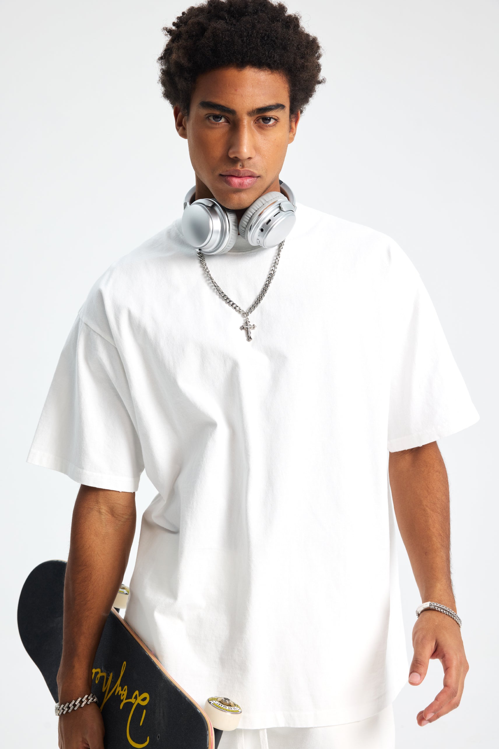 Washed Edge Distressed | Basic T-Shirt - Santo