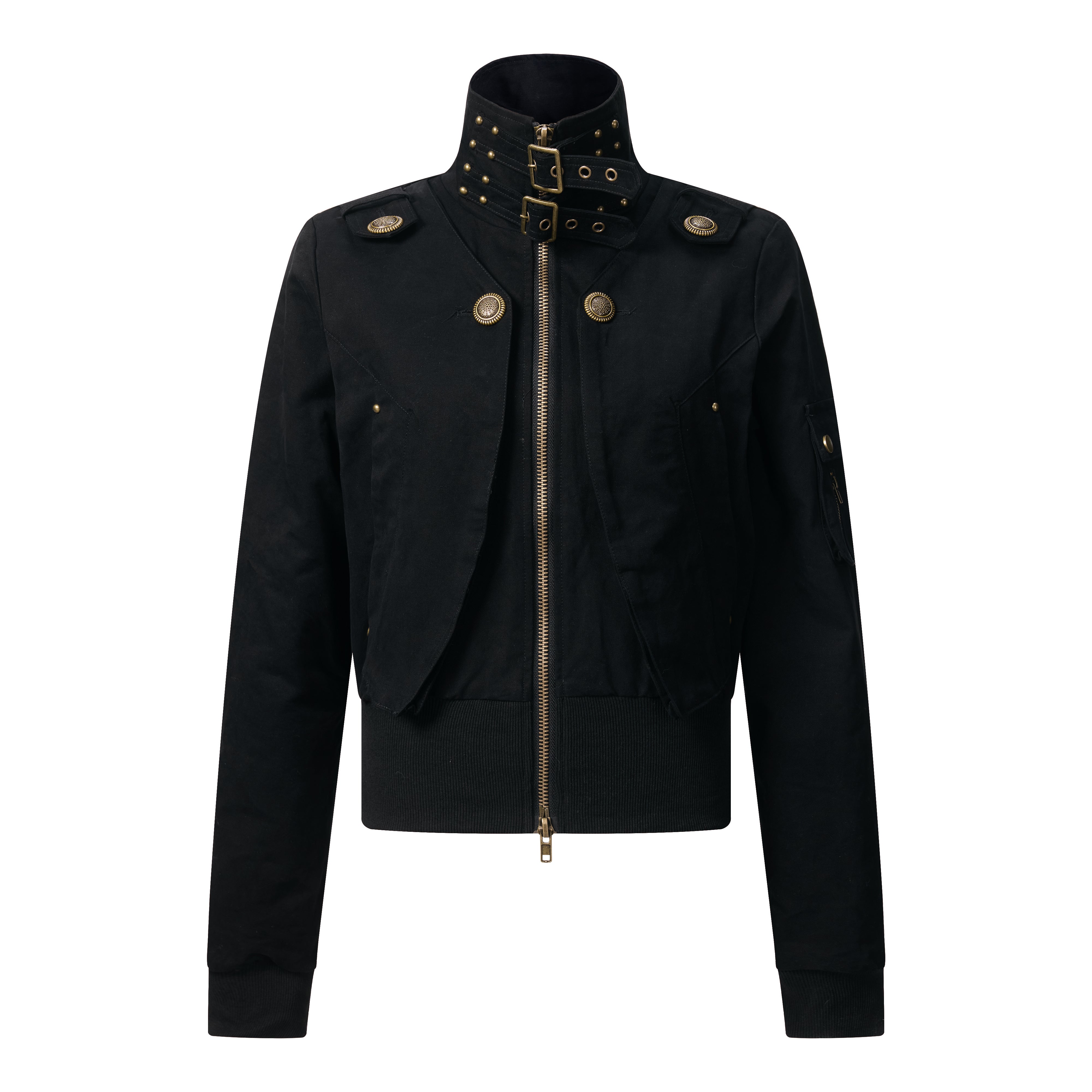 Shadow Armor | Cropped Vegan Leather Jacket