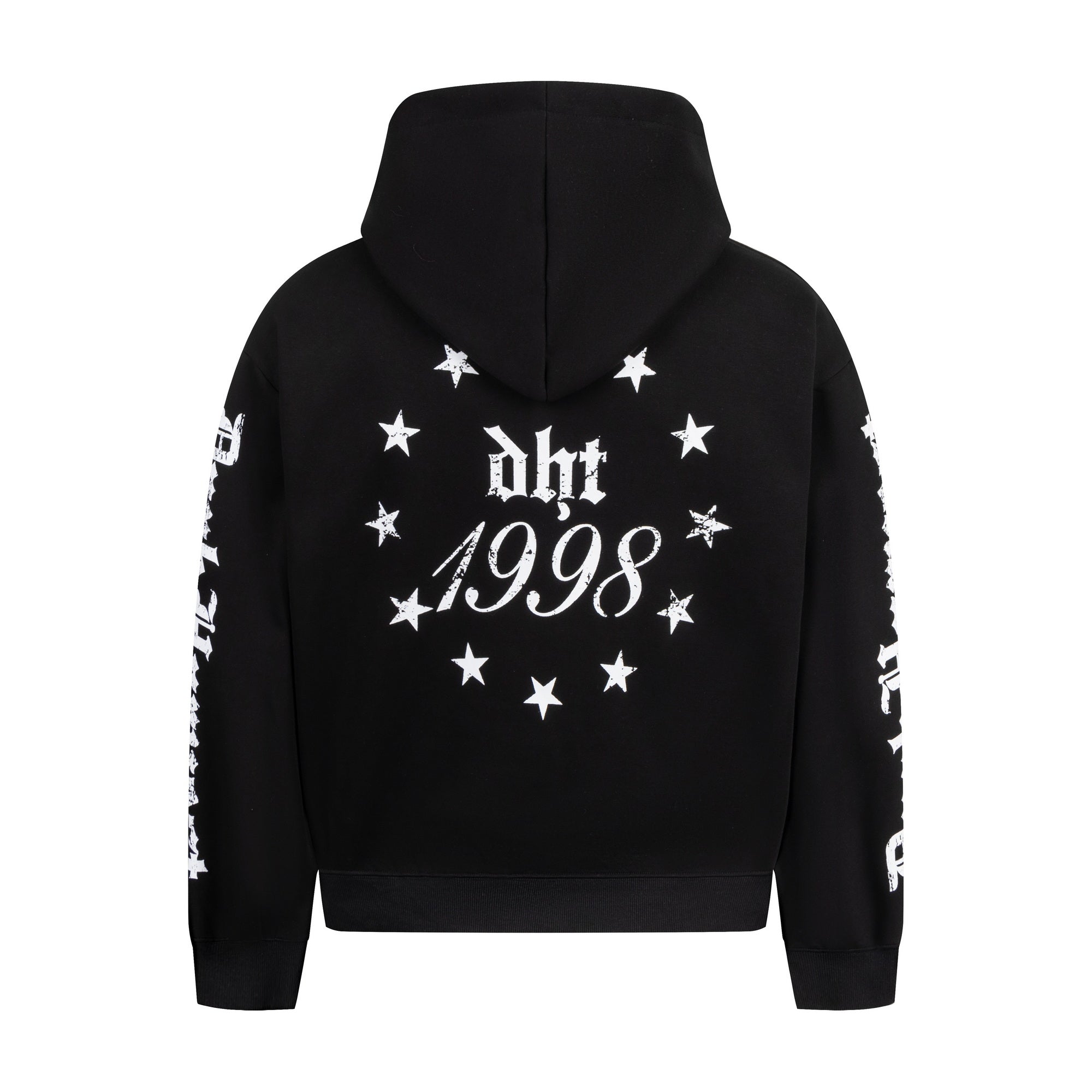 Gothic Cross Print | Zip Up Hoodie - Santo