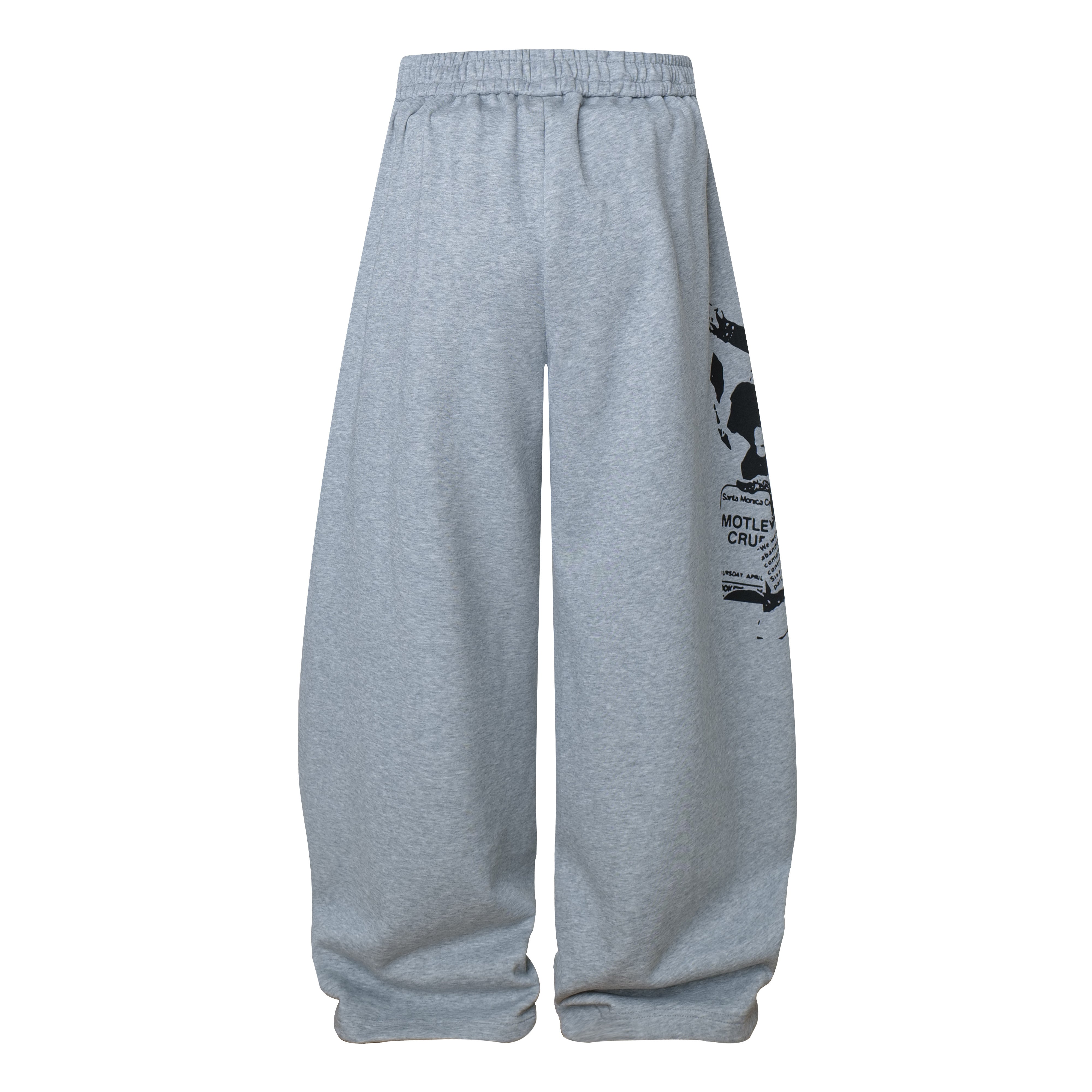 Stage Riot | Wide-Leg Printed Drawstring Pants