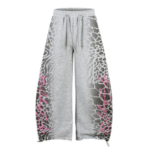 Starfall Drift | Wide-Leg Printed Sweatpants