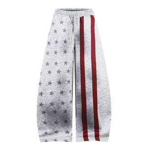 Patriot Star | Wide-Leg Flag-Inspired Sweatpants