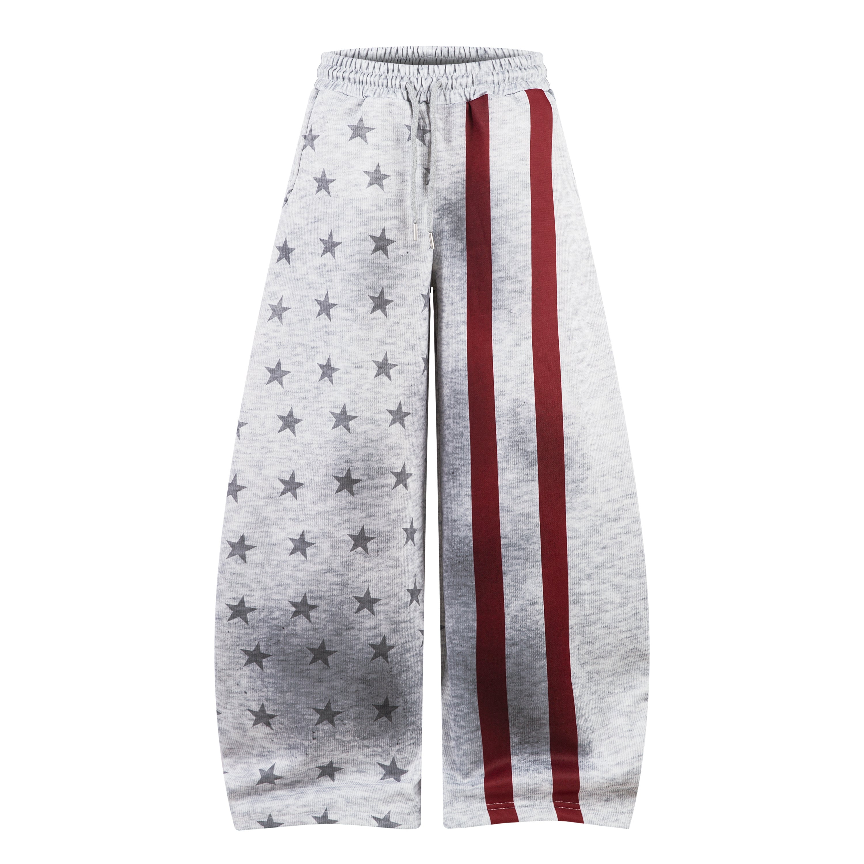 Patriot Star | Wide-Leg Flag-Inspired Sweatpants